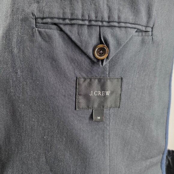 J Crew Blazer Mens  Gray Unstructured Twin Vented 2 Button Sportcoat Jacket Sz M - Picture 10 of 14